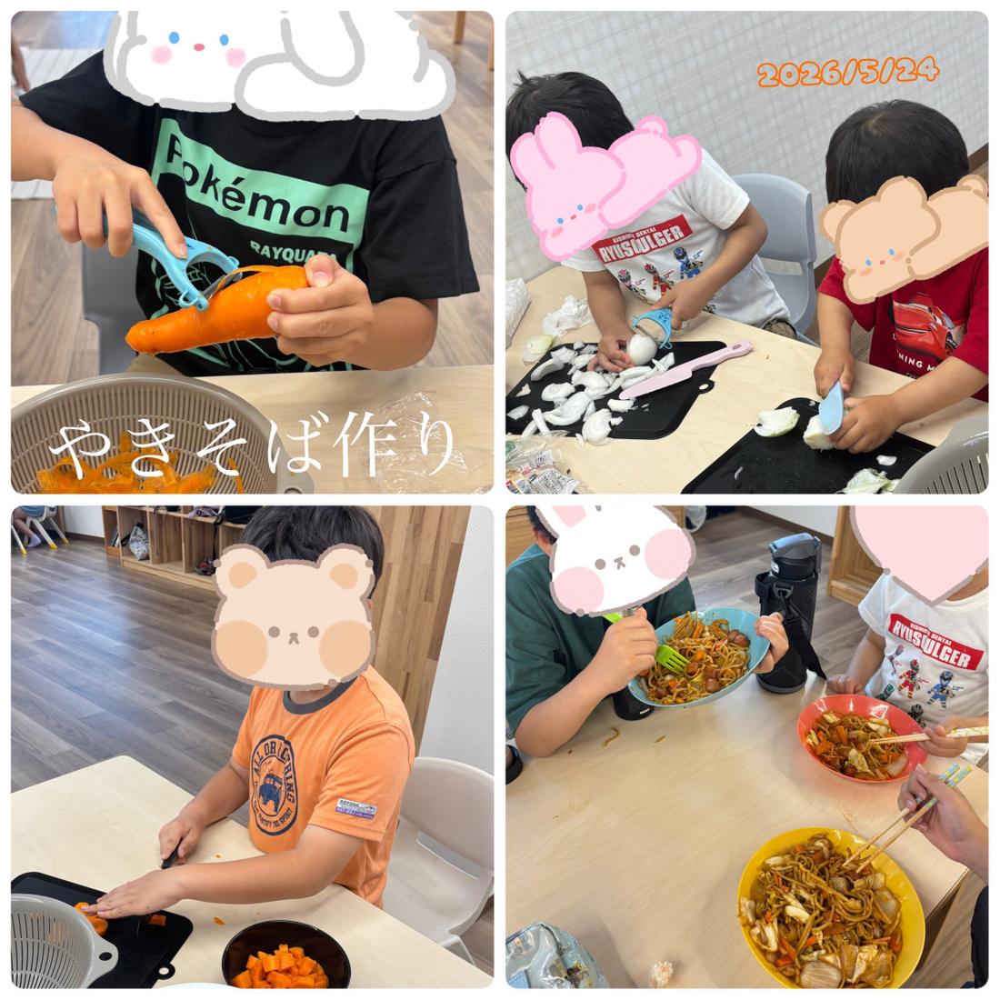 やきそば作り（コロル今福）